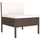 vidaXL Garten-Lounge-Set 6-tlg. braun