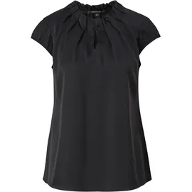 Comma, Satinbluse mit Raffung am Hals Gr. 34,