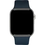 Apple Watch SE GPS 40 mm Aluminiumgehäuse silber, Sportarmband sturmblau S/M