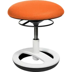 Bürostuhl TOPSTAR "Sitness Bobby weiss", orange, Stühle