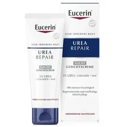 Eucerin UreaRepair Nacht Gesichtscreme – Gegen trockene Haut