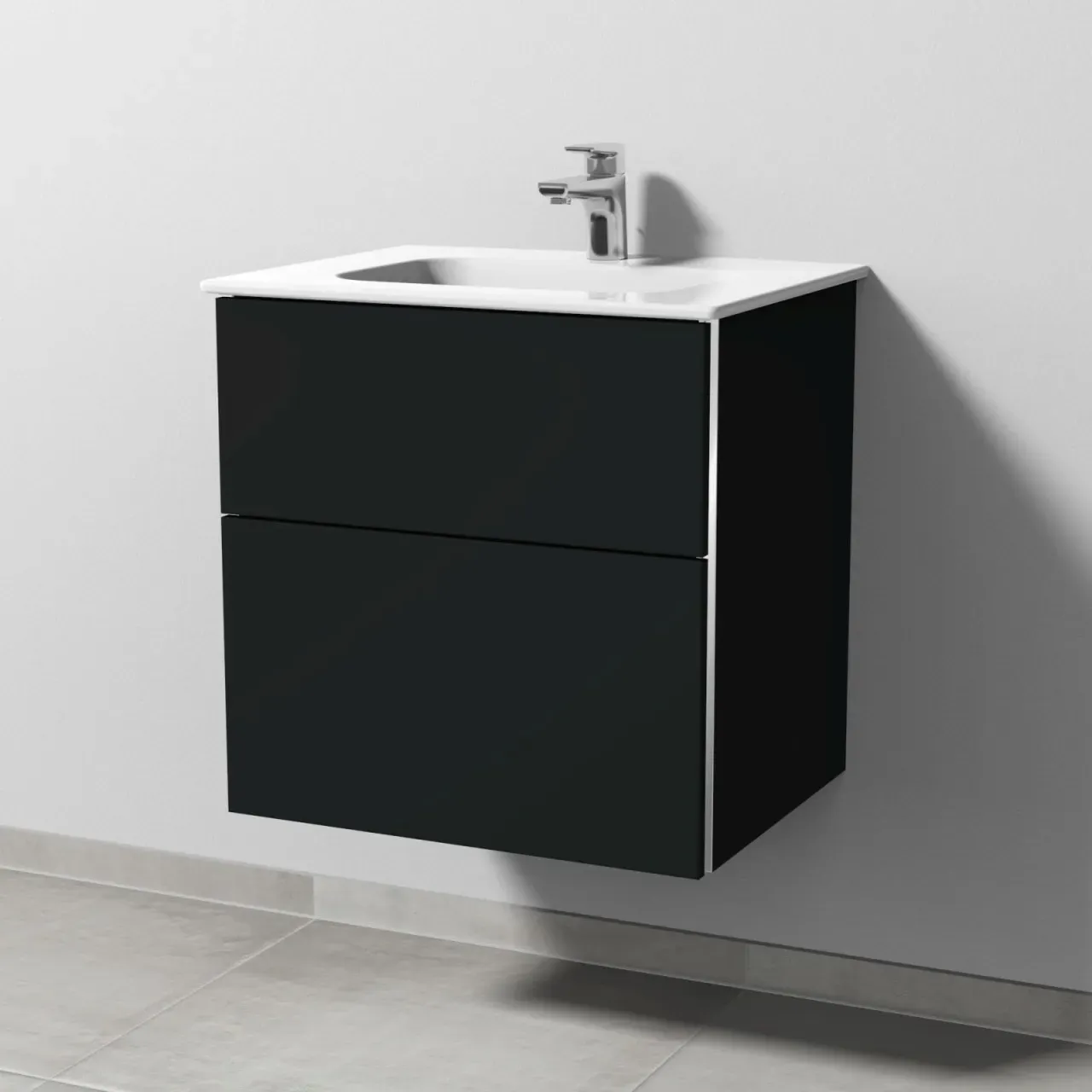 Sanipa 3way Keramik-Set Keramik-Waschtisch und Unterbau (BP479) BP4791V