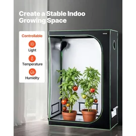 Vevor Growzelt 120 x 60 x 180 cm Grün