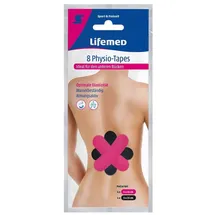 Lifemed Physio-Tapes 15 cm x 5 cm farbig Unterer Rücken
