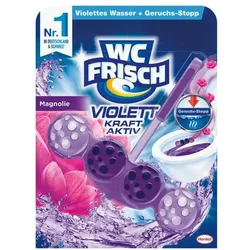 WC FRISCH WC-Duftspüler Violettspüler »Kraft Aktiv Magnolie« violett