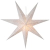 Weihnachtsstern Galaxy von Star Trading, 3D Papierstern Weihnachten in Weiß, Dekostern zum Aufhängen mit Kabel, E14 Fassung, Ø: 100 cm