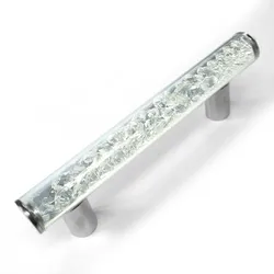 Möbelgriff befüllbar 136mm, kristall klar