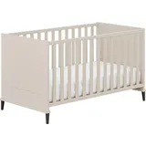 Home Affaire Babybett ARI, 4-fach höhenverstellbar, umbaubar zum Juniorbett Kindersofa beige
