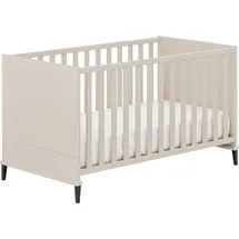 Home Affaire Babybett ARI, 4-fach höhenverstellbar, umbaubar zum Juniorbett Kindersofa beige