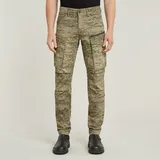 G-Star für Herren. D02190-D581-H175 Rovic Zip 3D Regular Tapered Hose grün (33/34), Lässig, Baumwolle