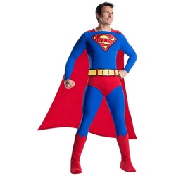 Metamorph Kostüm Classic Superman Deluxe, Hochwertiges Heldenkostüm aus der Golden Age of Comics! XL