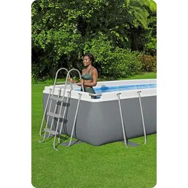 BESTWAY Rahmen-Gartenpool 404 x 201 x 100 cm inkl. Filterpumpe