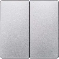 Siemens Serienschalter Delta Aluminium (Metallic) 5TG6245