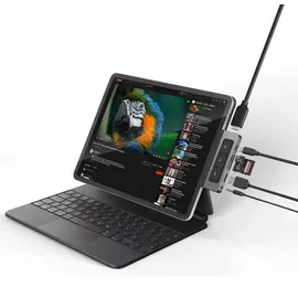 Hyper Drive Media 6-in-1 USB-C Hub for iPad Pro/Air