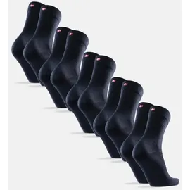 Danish Endurance Merino Crew Socken 5er Pack Schwarz/Grau Gepunktet/Grau Gestreift 43-47