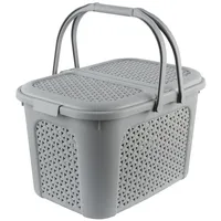 KEEEPER Picknick-Korb Inka, 28 Liter, nordic-grey"
