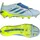 adidas Predator Elite FG Herren Silber/Blau 48 2/3
