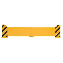 Schulte Lagertechnik Rammschutzwand für Doppelregale, 400 mm schwarz/gelb Doppelregal - Artikel: 7830493482