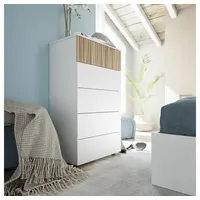 Fores habitat Calicosy KOMMODE, Weiß, 40x109x61 cm, Wohnzimmer, Kommoden