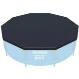 BESTWAY Pool-Abdeckplane Flowclear grau 305 cm