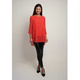 Seidel Moden Langarmbluse rot 54