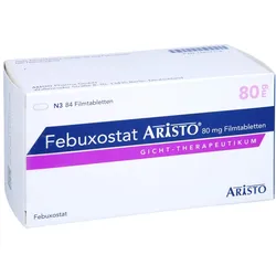 Febuxostat Aristo 80 mg Filmtabletten 84 St