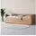 Vox Bett SIMPLE, hydraulischer Bettkasten, optional Zusatzbett/ Schublade (B/T/H: 95/205/68 cm), mehrere Farben, langlebig und stabil, Made in EU beige