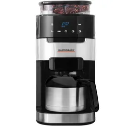 Gastroback Grind & Brew Thermo Filter-Kaffeemaschine mit Mahlwerk