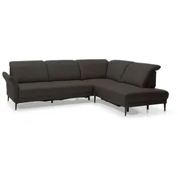 Musterring Ecksofa MR 1350 Leder Braun Schoko 297 x 229 cm
