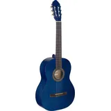 Stagg C440 Klassische Gitarre – Schwarz Gitarre Volle Größe blau