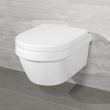 Villeroy & Boch Architectura Combi-Pack Wand-Tiefspül-WC offener Spülrand, DirectFlush und CeramicPlus