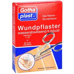 Gothaplast Wundpflaster wasserabw.robust 1mx6cm