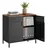 Songmics Kombikommode 40 x 76 x 40 cm Schwarz
