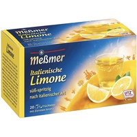 Meßmer Italienische Limone Tee I 20 Teebeutel I Glutenfrei I Laktosefrei I Vegan