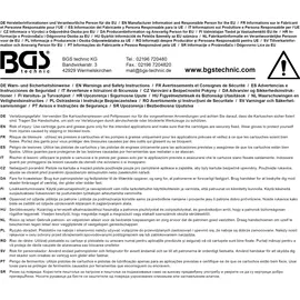 BGS Fettpresse mit Handhebel 400 g
