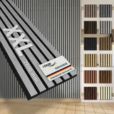 HEXIM Akustikpaneel HEXIM Grau 4 St. 280 x 30 cm