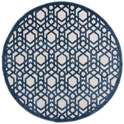Kadima Design Rutschfester & Langlebiger `Stour Liam` Teppich, Geometrisches Muster. 160x160 cm