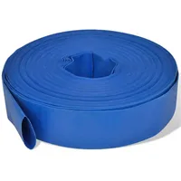 VidaXL Wasser-Flachschlauch 50 m 2 Zoll PVC
