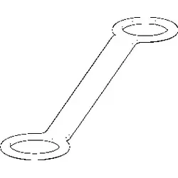 Hansa Sechskant-Ringschlüssel SW 38 / SW 41 59912780 SW 38/41