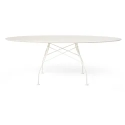 Kartell Glossy Gartentisch Stahl/Stein
