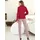 Inspirationen Jackenblazer INSPIRATIONEN "Blazer", Damen, Gr. 50, rot, 100% Polyester, Blazer