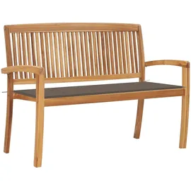 vidaXL Stapelbank 128,5 x 53 x 90 cm Teak