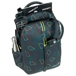 Walker Schulrucksack Elite 2.0 Green Polygon Kunstfaser grün