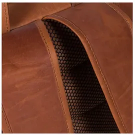 The Chesterfield Brand Rich Business-Rucksack Leder 45 cm Laptopfach braun