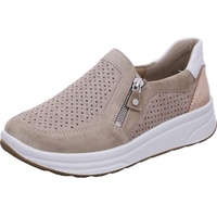 Ara Shoes ara Damen Sapporo Hausschuh, Sand,Rosegold/Weiss, 40 EU Weit