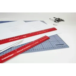 Transotype Schneide-Lineal 30 cm lang