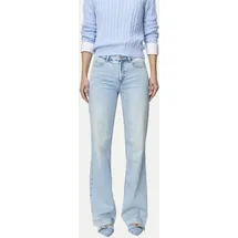 MAC Dream Wide Leg Jeans in Hellblau-D36 / L32