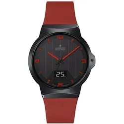 Junghans 18/1402.00 Funk-Solar Herrenuhr Force Mega Solar Rot