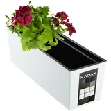 Kadax Blumenkasten 18 x 56 x 195 cm Weiß