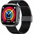 42 mm Schwarz Milanaise-Armband Schwarz